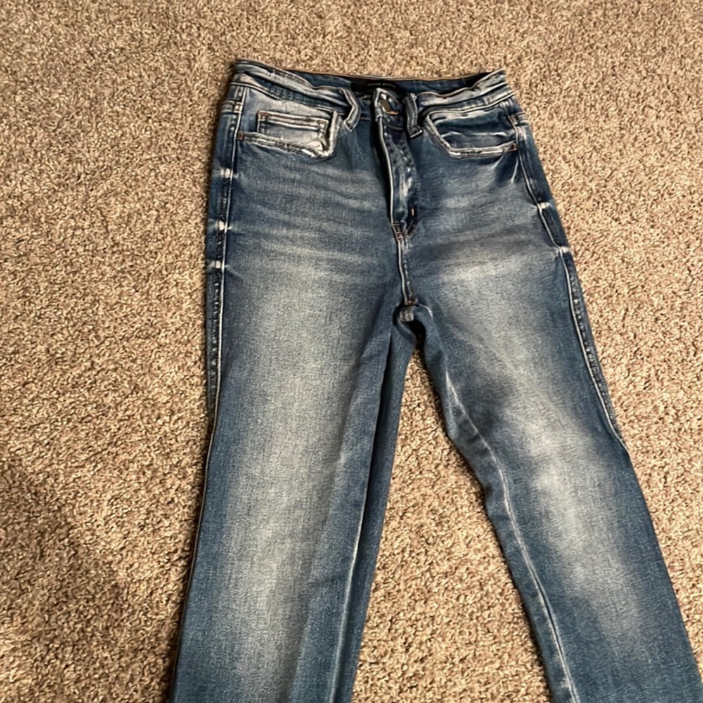 Distressed jeans